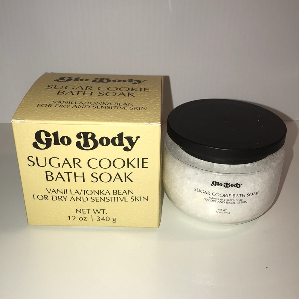 Glo body Sugar Cookie Bath Soak 12oz NEW